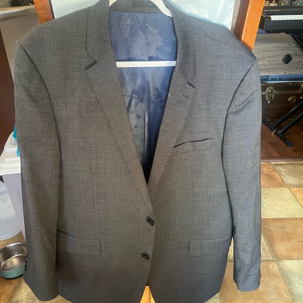 Andrew Fezza Charcoal Mens Blazer